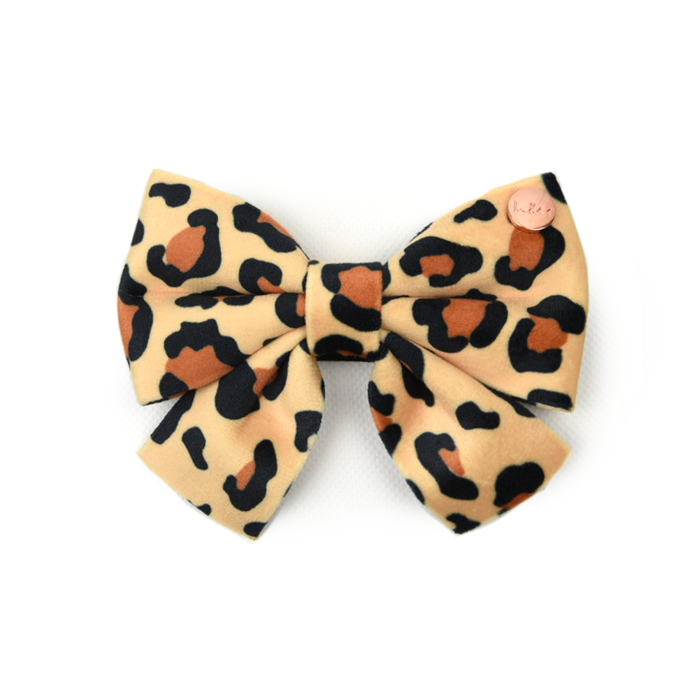 Velvet Sailor Bow Tie // Basic B Leopard