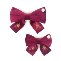 Velvet Sailor Bow Tie // Queen Bee