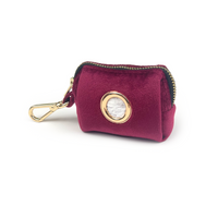Velvet Poop Bag Holder // Queen Bee