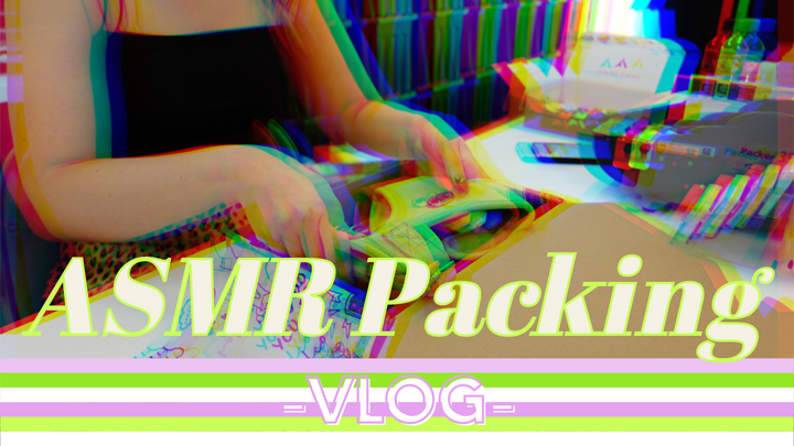 STUDIO VLOG #3 | ASMR PACKING  🤫 | Packing 50+ Orders