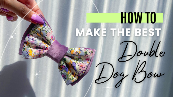HOW TO MAKE THE BEST DOG BOW 🎀 | TUTORIAL | DOUBLE BOW TIE | INSTAGRAM DOG