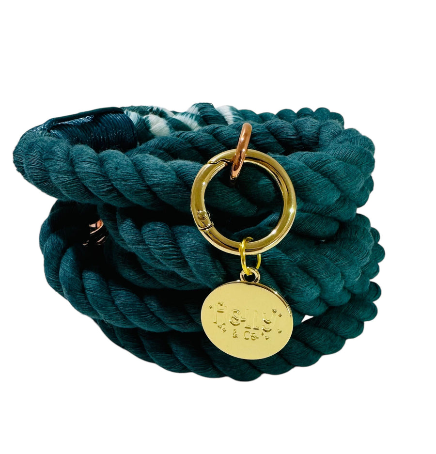 Rope Leash // Twilight Green