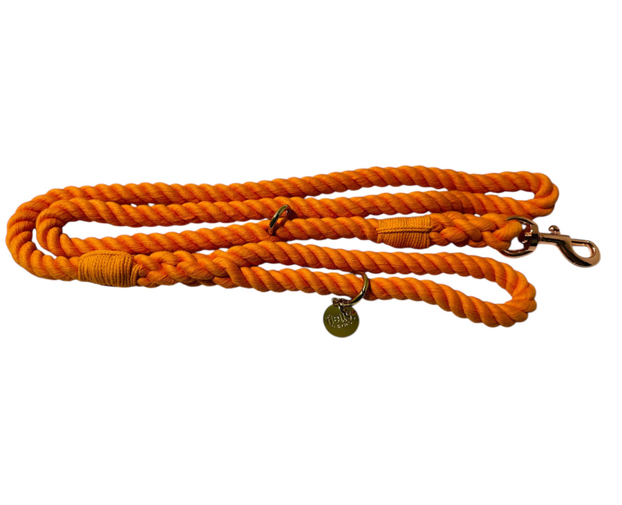 Rope Leash // Tangerine