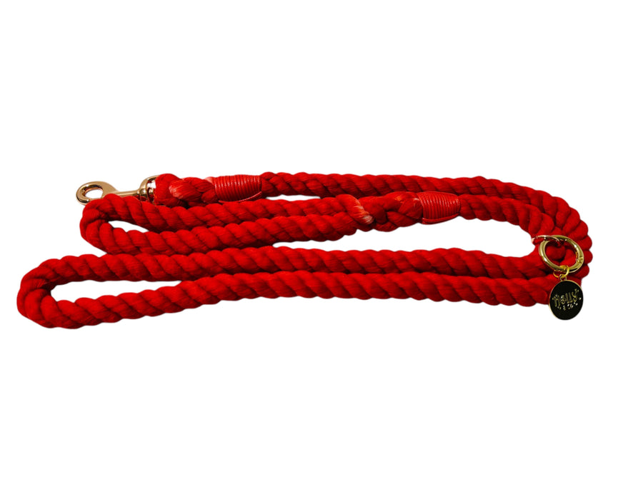 Rope Leash // Ruby