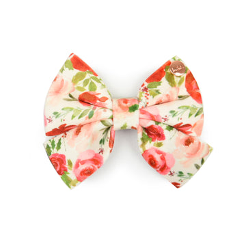 Velvet Sailor Bow Tie // Holly Floral